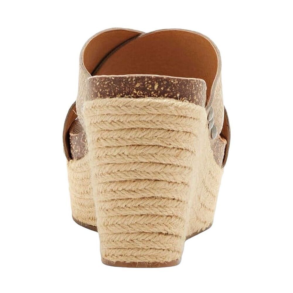 Lucky Brand Women's Neeka Taupe Slide Wedge Sandals Size 7.5M - Picture 5 of 16